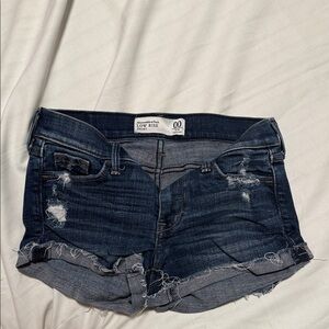 Abercrombie & Fitch Blue Denim Shorts